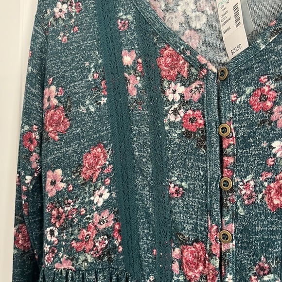 NWT Maurice’s Peplum Floral Top - Picture 5 of 6